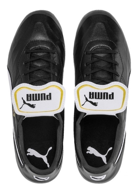 Puma King Top FG Firm Ground Soccer Cleat - Black/White