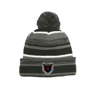 Millstone United New Era Sideline Bobble Beanie Black