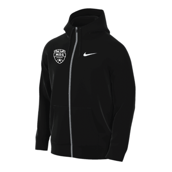 MDS Academy Nike Fleece Full-Zip Hoodie Black
