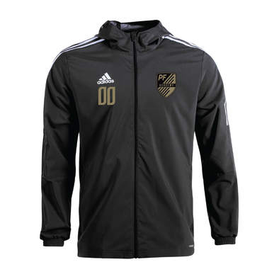 Playmaker Futbol Academy adidas Tiro 21 Windbreaker - Black