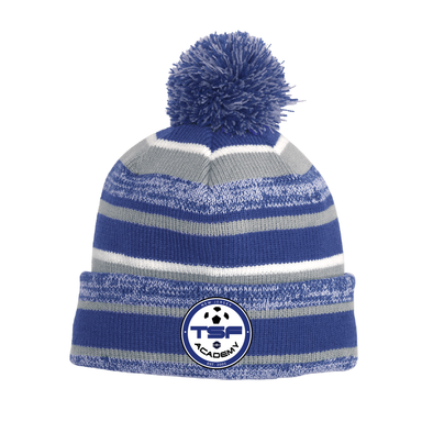 TSF Academy New Era Sideline Bobble Beanie Royal