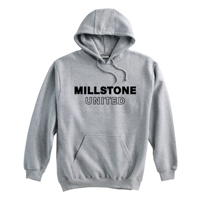 Millstone United (Club Name) Pennant Super 10 Hoodie Grey