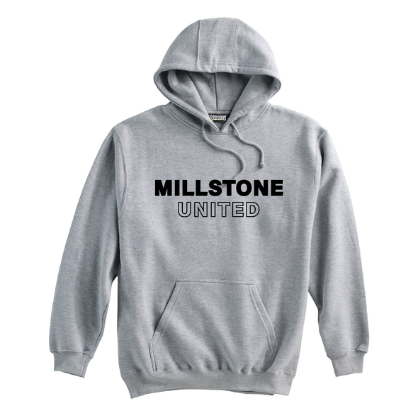 Millstone United (Club Name) Pennant Super 10 Hoodie Grey