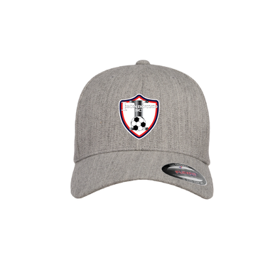 Ironbound FAN Flexfit Wool Blend Fitted Cap Heather Grey