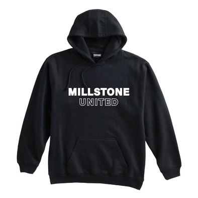 Millstone United (Club Name) Pennant Super 10 Hoodie Black