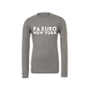 FA Euro New York FAN (Transfer) Bella + Canvas Long Sleeve Triblend T-Shirt Grey
