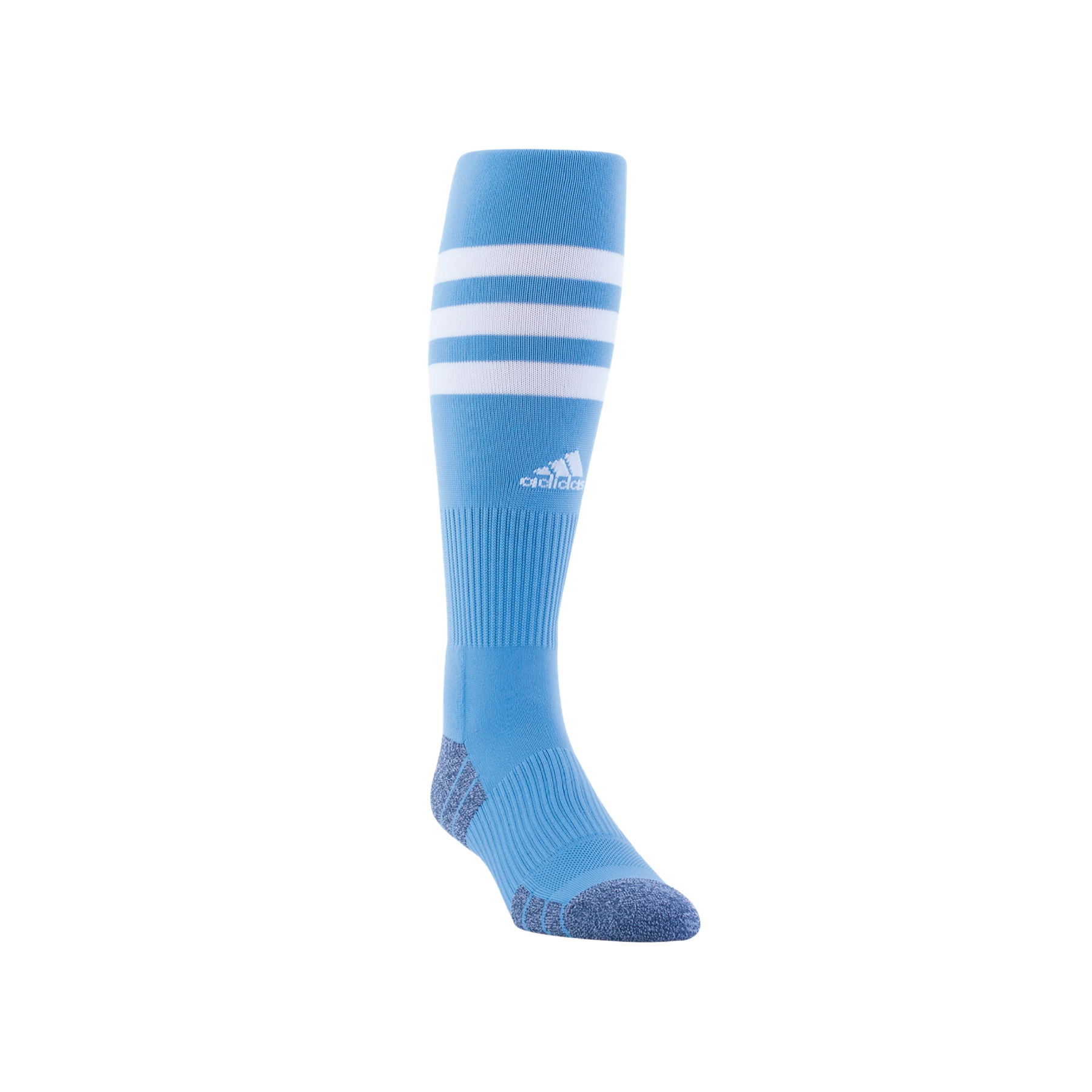 Harrison FC adidas 3 Stripe Hoop Goalkeeper Sock Light Blue