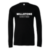 Millstone United (Club Name) Bella + Canvas Long Sleeve Triblend T-Shirt Heather Black