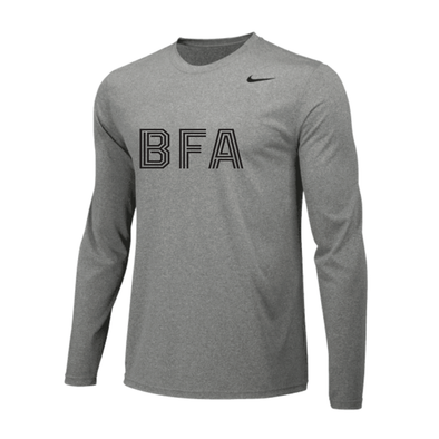 BFA FAN (Name) Nike Legend LS Shirt Grey