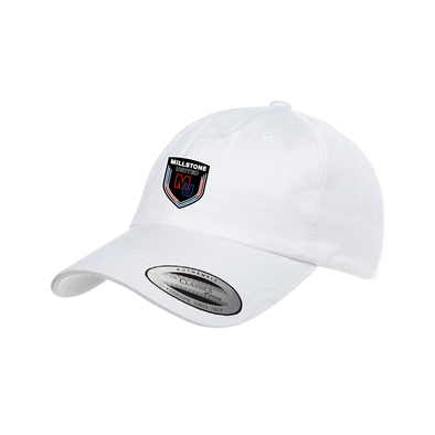 Millstone United Yupoong Cotton Twill Dad Cap White