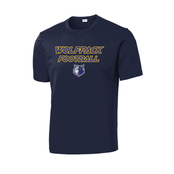 Wolfpack Football FAN Sport-Tek DriFit Shirt Navy