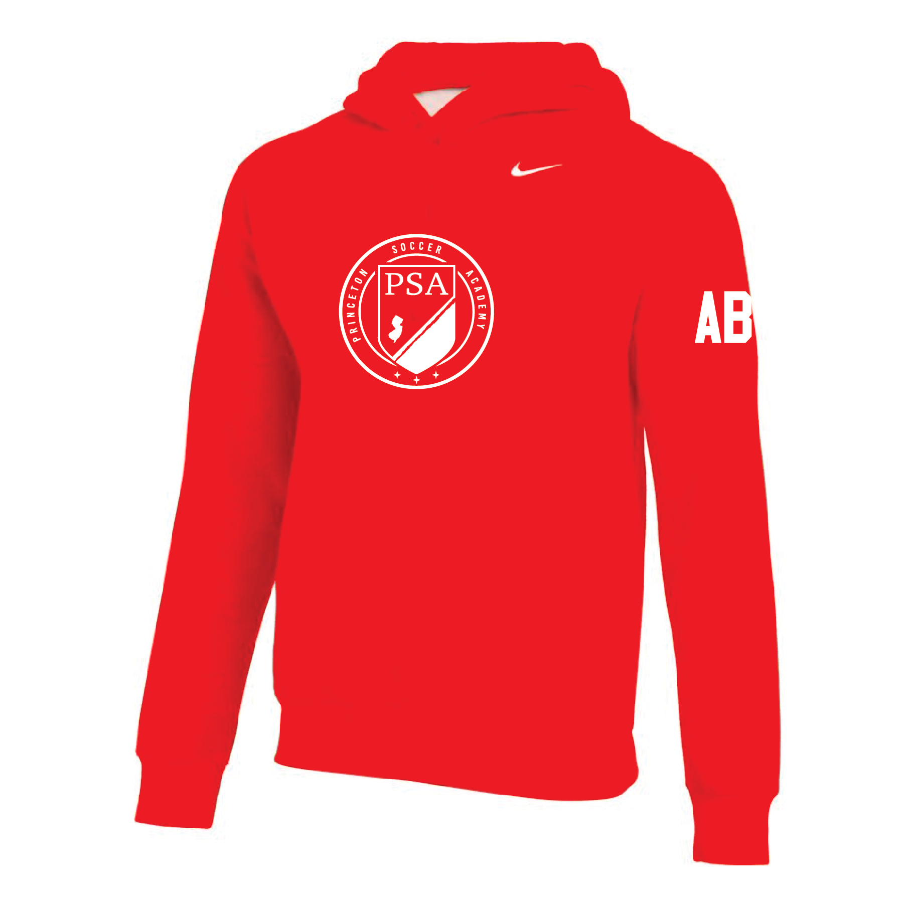 PSA Princeton Logo Nike Club Hoodie Orange Soccer Zone USA