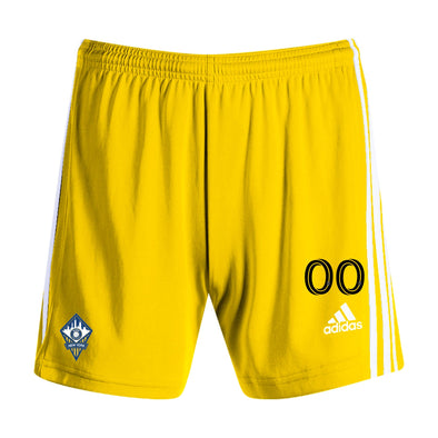 FA Euro New York adidas 2022-24 S/S Goalkeeper Short (Yellow)